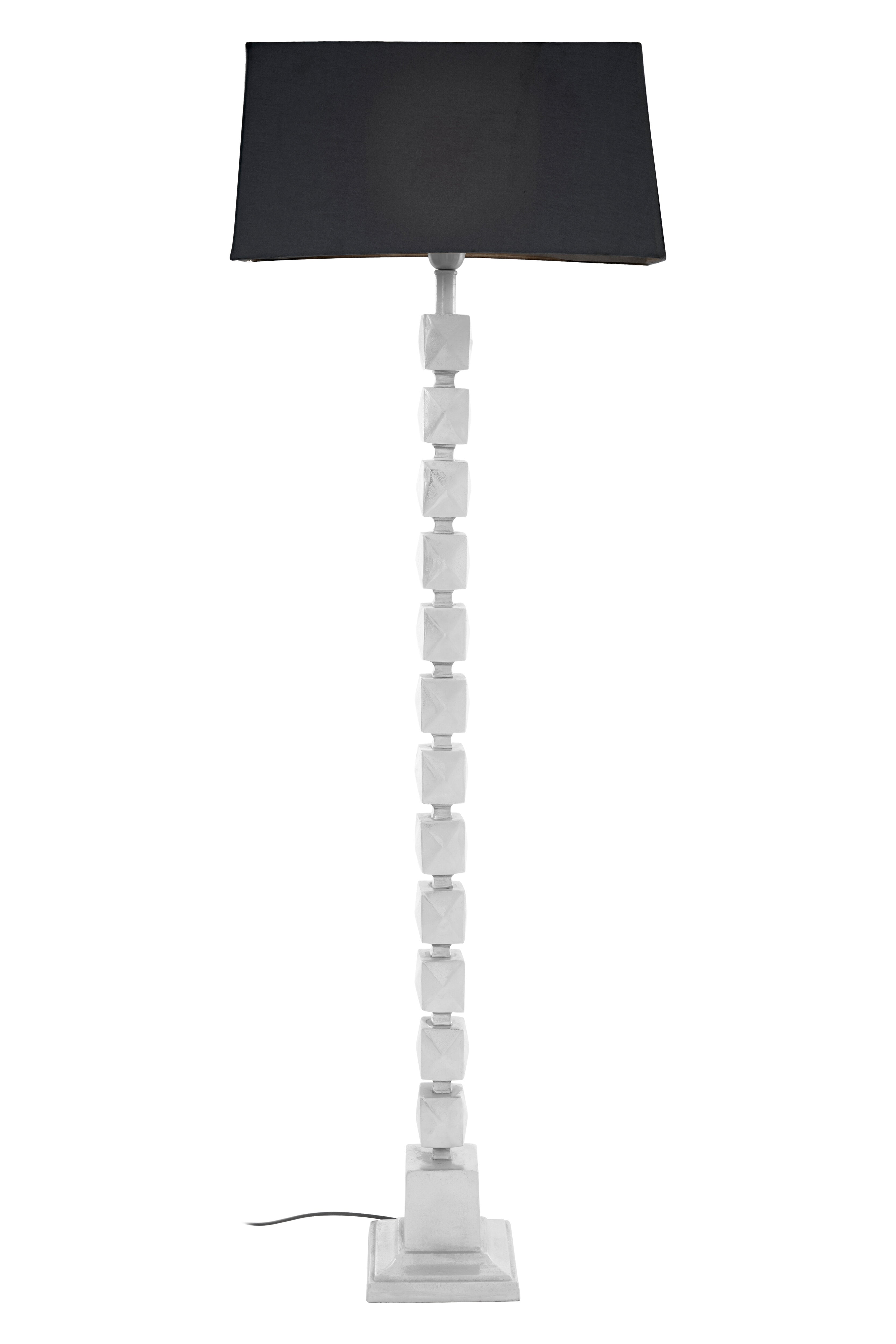 Cesar Silver Faceted Floor Lamp